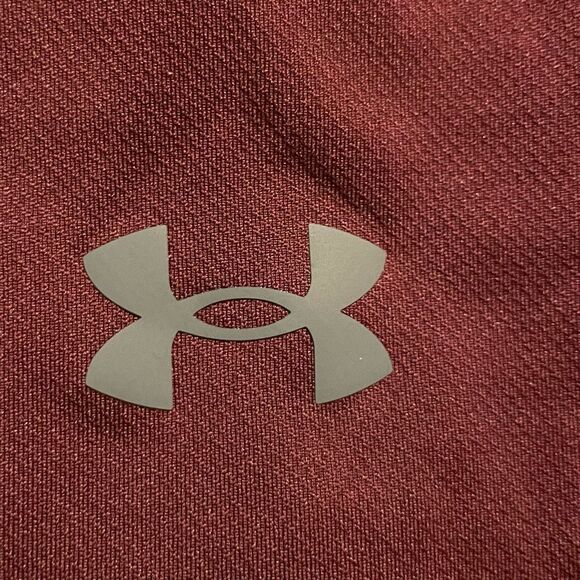 Under Armour The Performance Golf Tech Polo Shirt Maroon Knit Short Sleeve 3X - Picture 9 of 12